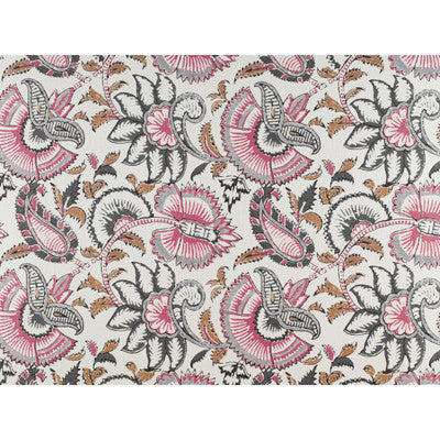 Orlando Rosa/Gris by Gaston Y Daniela Fabric GASTON UPTOWN VISCOSE - 67%;LINEN - 33% Spain - Horizontal: 23.5 and Vertical: 19.25 55 - Fabric Carolina -