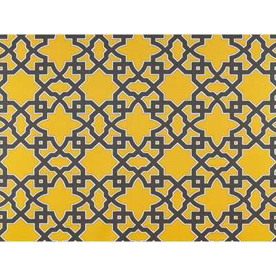 Meridien Avenue Gris/Amarillo by Gaston Y Daniela Fabric GASTON UPTOWN ACRYLIC - 100% Spain HEAVY Horizontal: 13.75 and Vertical: 12.75 55 - Fabric Carolina -