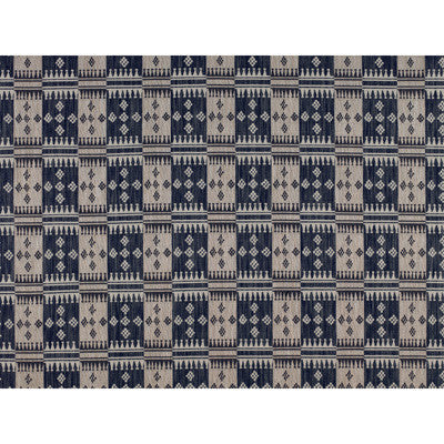Santa Fe Azul Mar/Gris by Gaston Y Daniela Fabric GASTON UPTOWN COTTON - 45%;POLYAMIDE - 25%;VISCOSE - 25%;LINEN - 5% Italy HEAVY Horizontal: 7 and Vertical: 7.125 55 - Fabric Carolina -