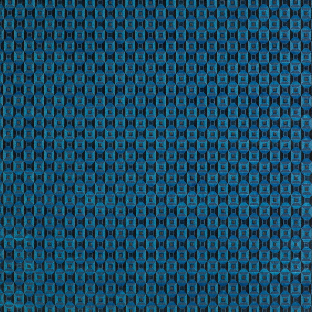 Luisa Azulon by Gaston Y Daniela Designer Fabric LORENZO CASTILLO II VISCOSE - 72%;POLYESTER - 18%;COTTON - 10% Belgium MEDIUM Horizontal: 3.46 and Vertical: 3.74 55 - Swanky Fabrics -