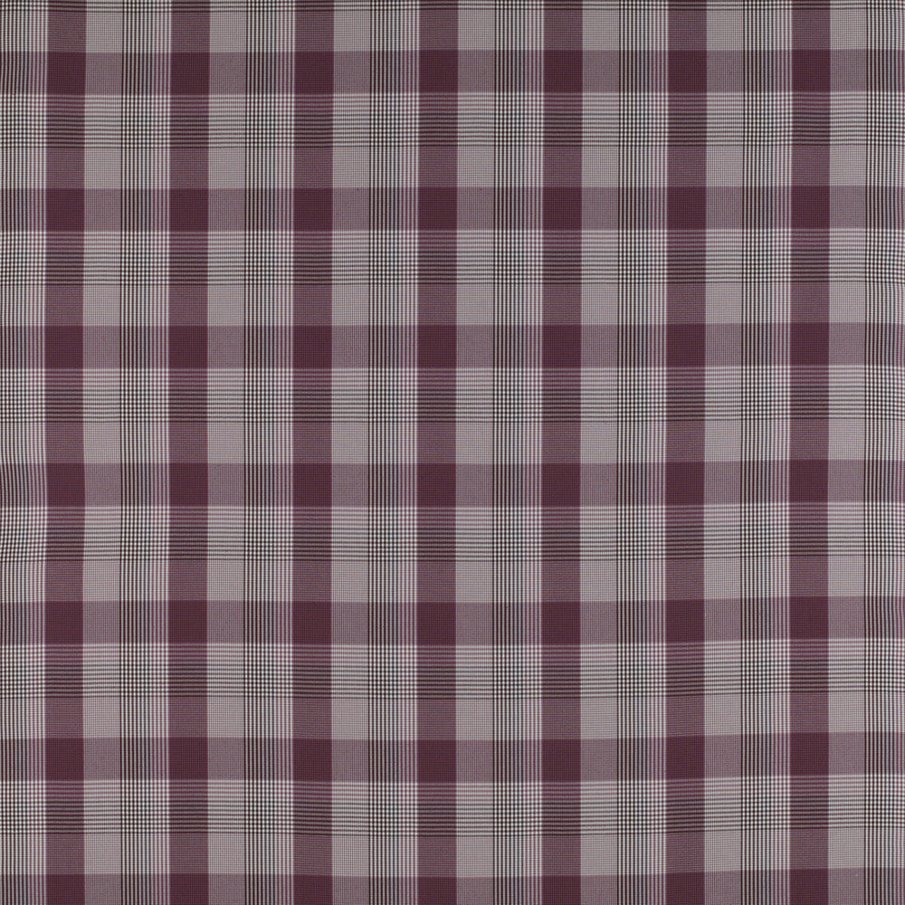 Preciados Berenjena by Gaston Y Daniela Designer Fabric MADRID COTTON - 100% Portugal HEAVY Horizontal: 4 and Vertical: 4 55 - Swanky Fabrics -