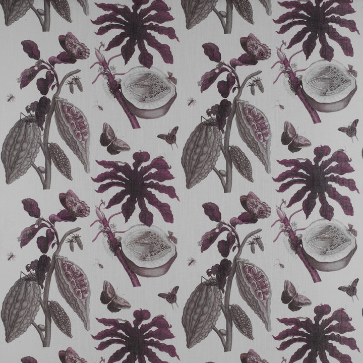 Retiro Berenjena by Gaston Y Daniela Fabric MADRID VISCOSE - 67%;LINEN - 33% Spain - Horizontal: 27.6 and Vertical: 23.2 55 - Fabric Carolina -