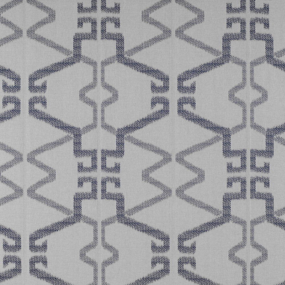 Caprera Azul/Gris by Gaston Y Daniela Fabric TIERRAS LINEN - 90%;POLYESTER - 10% Turkey Horizontal: 28.93 and Vertical: 28.93 118 - Fabric Carolina -