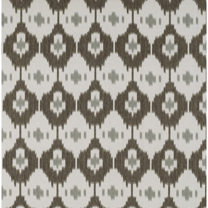 Panarea Chocolate/Gris by Gaston Y Daniela Designer Fabric TIERRAS LINEN - 90%;VISCOSE - 10% Turkey - Horizontal: 9.44 and Vertical: 14.96 118 - Swanky Fabrics -