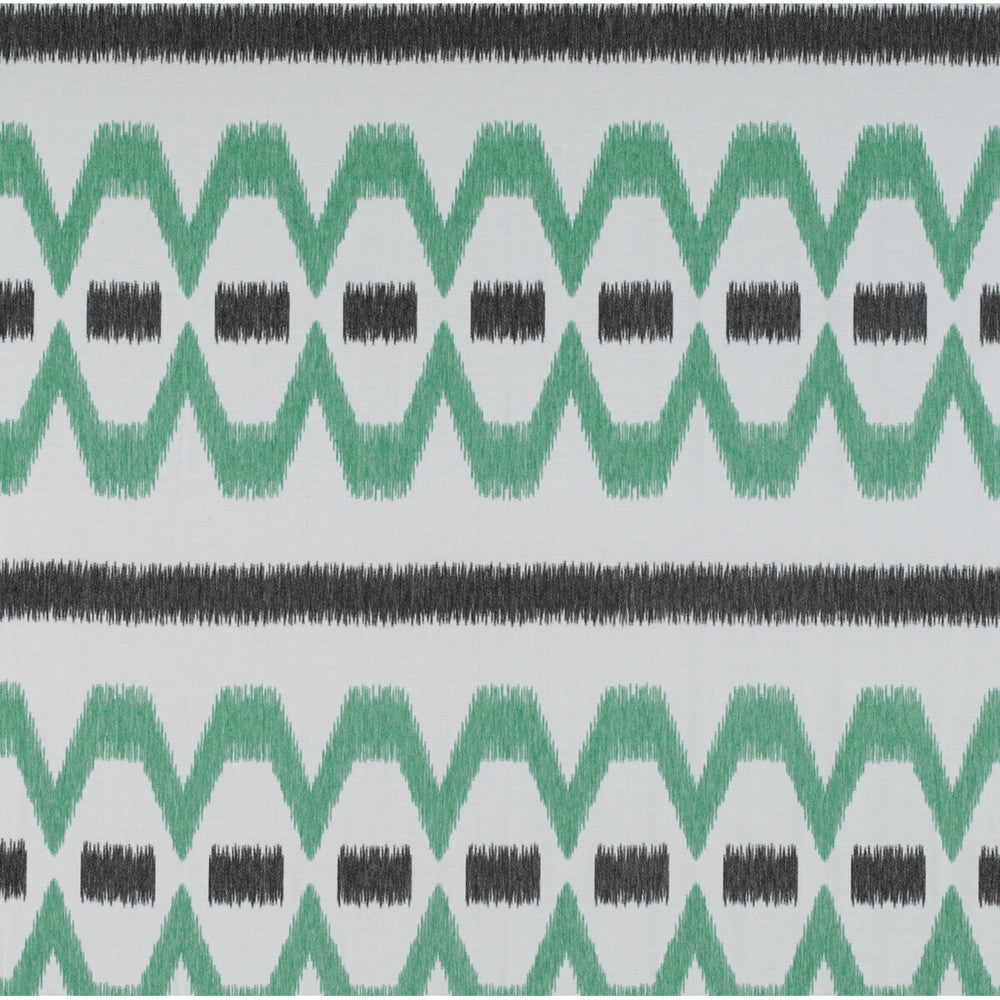 Lampedusa Onyx/Verde Menta by Gaston Y Daniela Designer Fabric TIERRAS LINEN - 90%;VISCOSE - 10% Turkey Horizontal: 6.88 and Vertical: 29.72 118 - Swanky Fabrics -