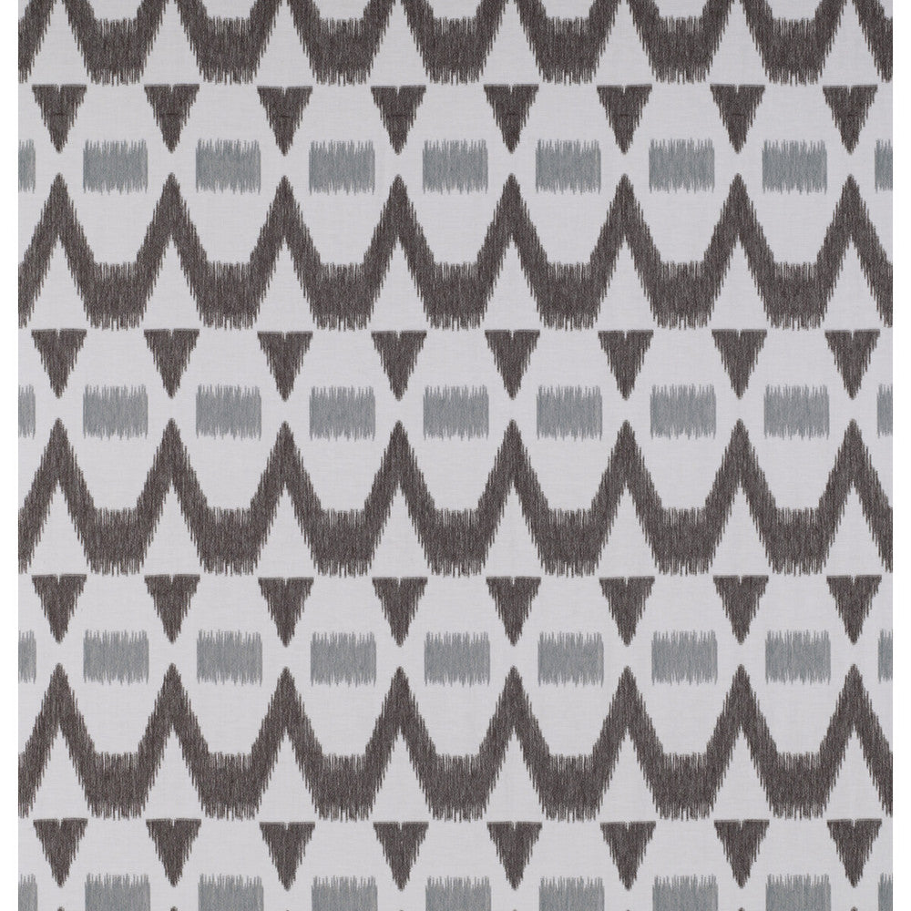 Montecristo Gris/Chocolate by Gaston Y Daniela Fabric TIERRAS LINEN - 94%;VISCOSE - 6% Turkey Horizontal: 6.88 and Vertical: 14.96 118 - Fabric Carolina -