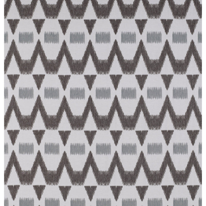Montecristo Gris/Chocolate by Gaston Y Daniela Designer Fabric TIERRAS LINEN - 94%;VISCOSE - 6% Turkey Horizontal: 6.88 and Vertical: 14.96 118 - Swanky Fabrics -