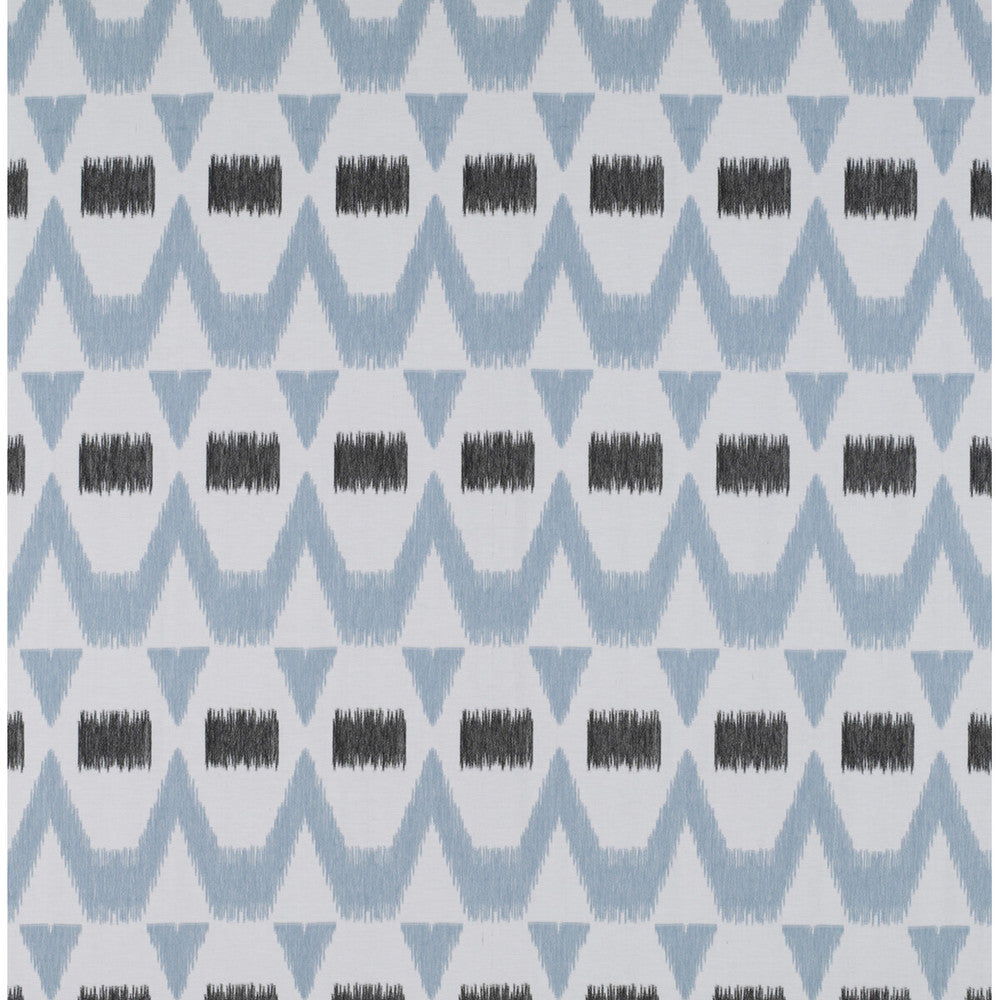 Montecristo Onyx/Azul Claro by Gaston Y Daniela Fabric TIERRAS LINEN - 94%;VISCOSE - 6% Turkey - Horizontal: 6.88 and Vertical: 14.96 118 - Fabric Carolina -