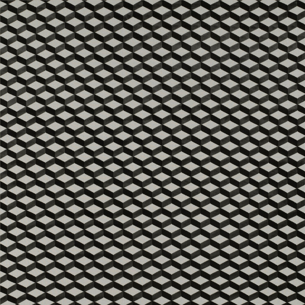 Montalcino Blanco/Onyx by Gaston Y Daniela Fabric TIERRAS VISCOSE - 70%;POLYESTER - 30% Belgium HEAVY Horizontal: 3.42 and Vertical: 3.62 55 - Fabric Carolina -