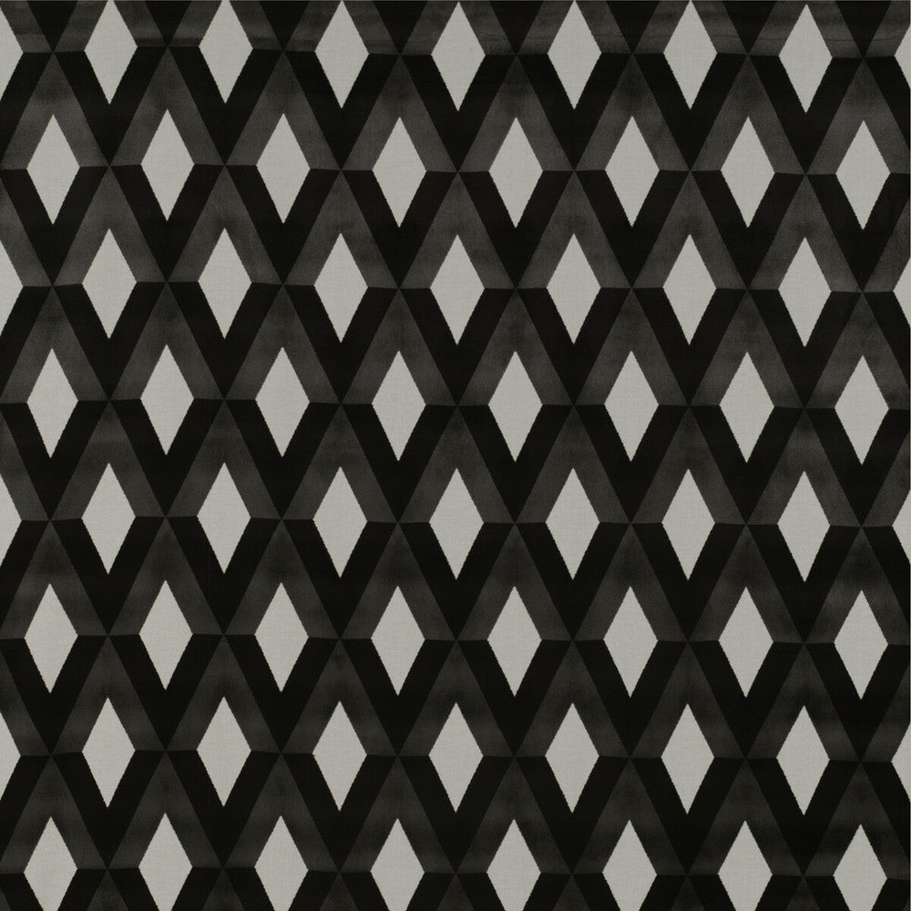 Siena Blanco/Onyx by Gaston Y Daniela Designer Fabric TIERRAS VISCOSE - 70%;POLYESTER - 30% Belgium HEAVY Horizontal: 6.88 and Vertical: 13.38 55 - Swanky Fabrics -