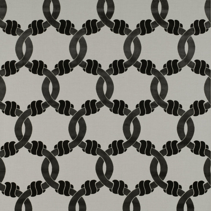 Florencia Blanco/Onyx by Gaston Y Daniela Fabric TIERRAS VISCOSE - 70%;POLYESTER - 30% Belgium HEAVY Horizontal: 13.77 and Vertical: 19.4 55 - Fabric Carolina -