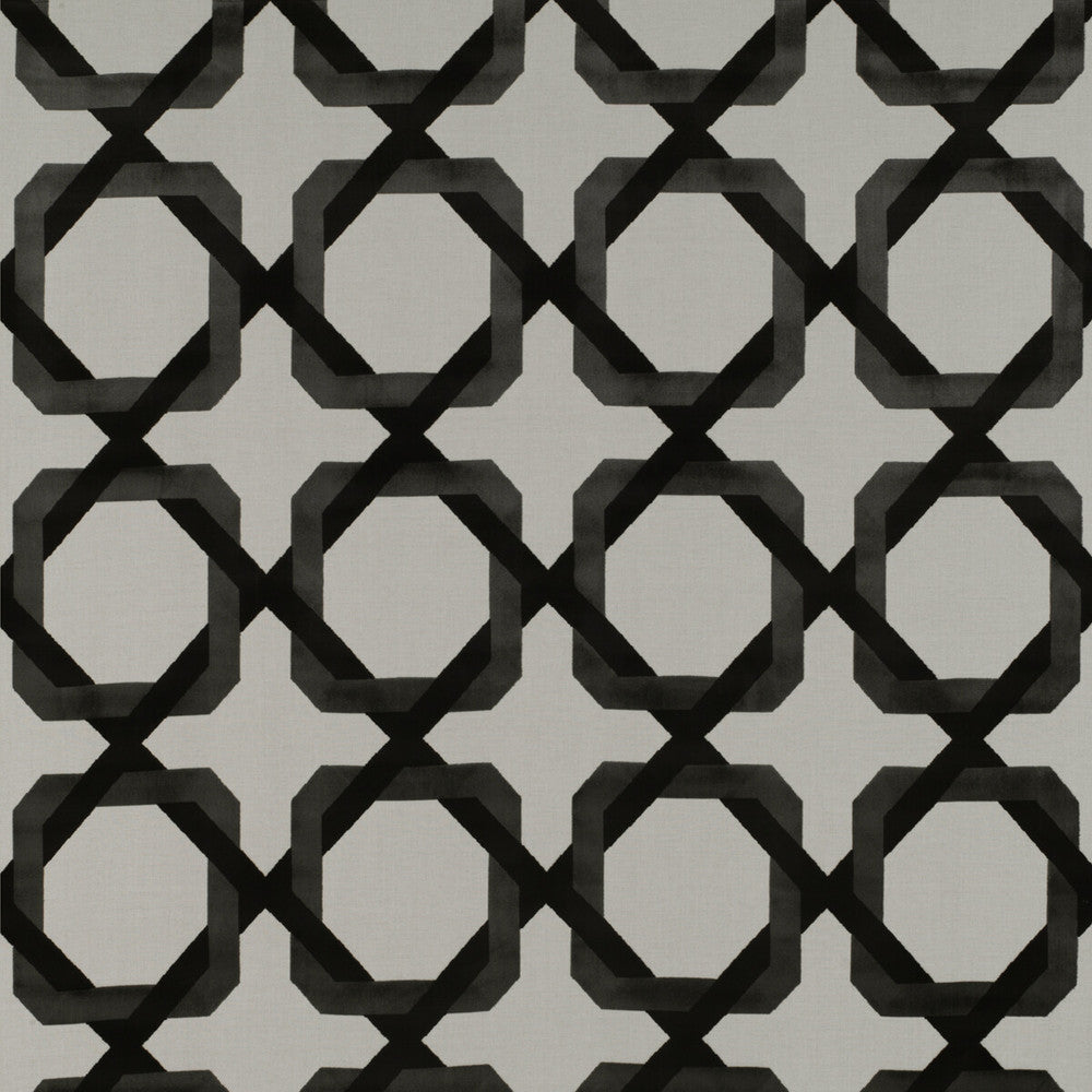Galliano Blanco/Onyx by Gaston Y Daniela Fabric TIERRAS VISCOSE - 70%;POLYESTER - 30% Belgium HEAVY Horizontal: 13.77 and Vertical: 14.56 55 - Fabric Carolina -