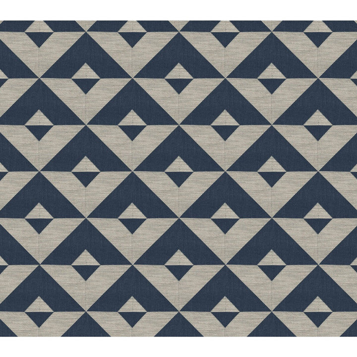 Kenia Azul Oscuro by Gaston Y Daniela Designer Fabric GASTON AFRICALIA VISCOSE - 46%;LINEN - 22%;COTTON - 21%;POLYESTER - 11% Italy HEAVY Horizontal: 13.78 and Vertical: 15.75 55 - Swanky Fabrics -