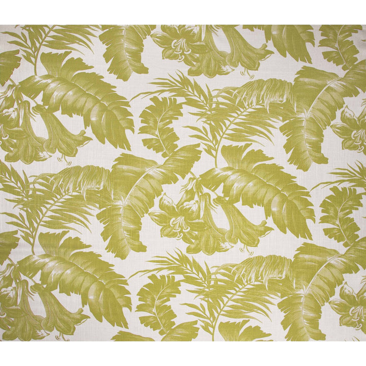 Plantation Verde Lima by Gaston Y Daniela Fabric GASTON AFRICALIA VISCOSE - 60%;LINEN - 30%;COTTON - 10% Spain HEAVY Horizontal: 53.54 and Vertical: 23.62 55 - Fabric Carolina -