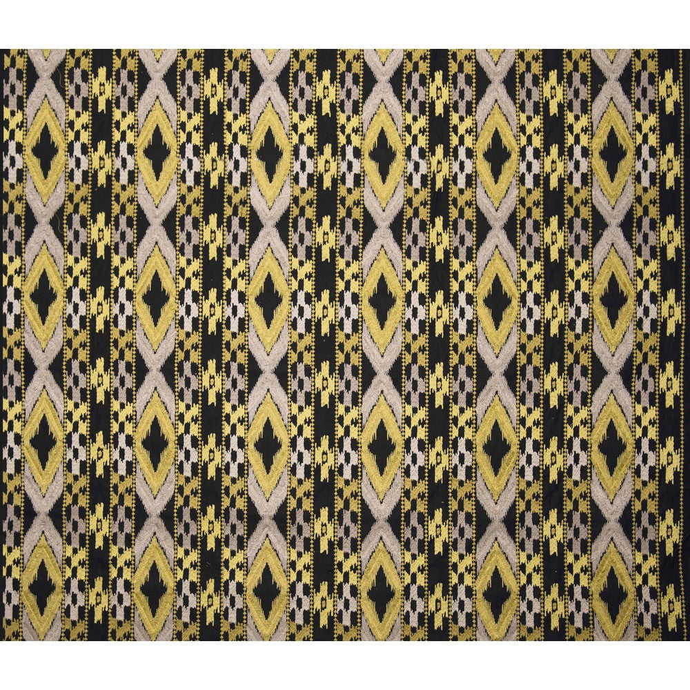 Queen Blk/Amarillo by Gaston Y Daniela Fabric Gaston Y Daniela Fabric Queen Blk/AmarilloFabric GASTON AFRICALIA COTTON - 46%;VISCOSE - 38%;LINEN - 16% India </p><p>Repeat: H: 8.94, V: 12.2 53.5 - Fabric Carolina -