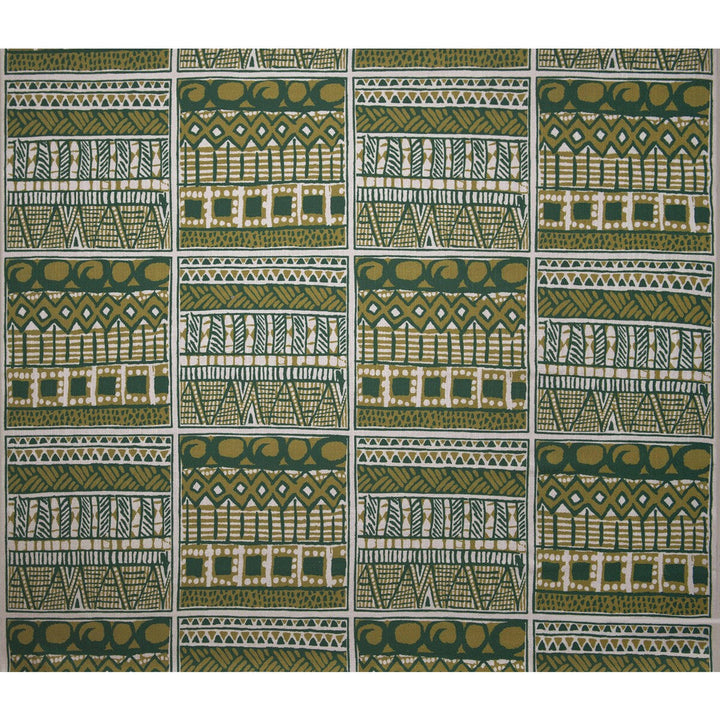 Suajili Verde by Gaston Y Daniela Designer Fabric GASTON AFRICALIA VISCOSE - 60%;LINEN - 30%;COTTON - 10% Spain HEAVY Horizontal: 26.5 and Vertical: 25.59 55 - Swanky Fabrics -