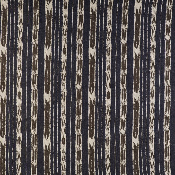 Bandas Crudo/Azul by Gaston Y Daniela Fabric GASTON LIBRERIA ACRYLIC - 58%;COTTON - 36%;LINEN - 6% Turkey HEAVY Horizontal: 13.27 and Vertical: 13 53 - Fabric Carolina -