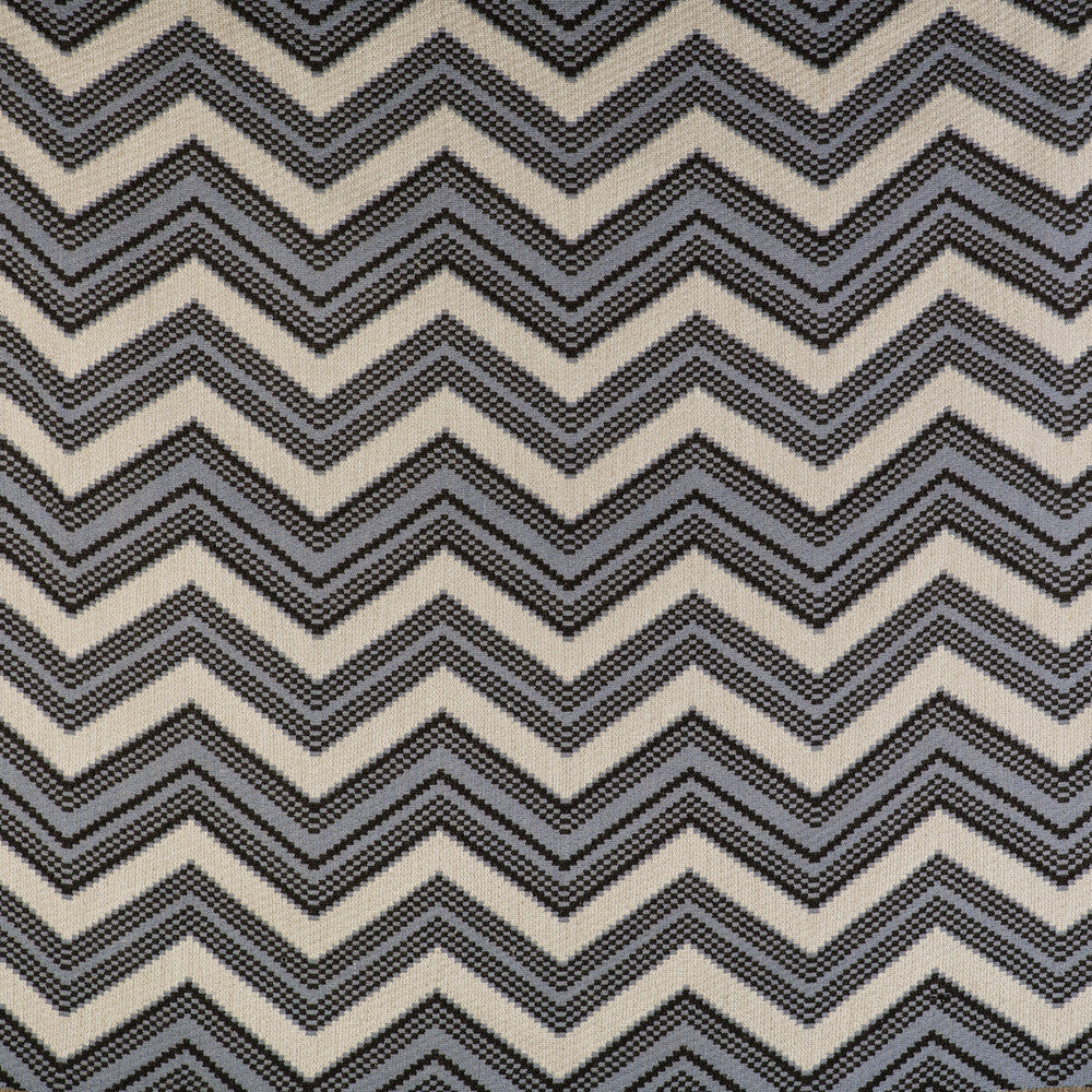 Zig Zag Crudo/Azul by Gaston Y Daniela Fabric GASTON LIBRERIA ACRYLIC - 79%;COTTON - 12%;LINEN - 9% Turkey HEAVY Horizontal: 13.39 and Vertical: 12.02 53 - Fabric Carolina -
