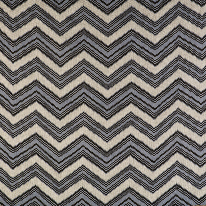 Zig Zag Crudo/Azul by Gaston Y Daniela Designer Fabric GASTON LIBRERIA ACRYLIC - 79%;COTTON - 12%;LINEN - 9% Turkey HEAVY Horizontal: 13.39 and Vertical: 12.02 53 - Swanky Fabrics -