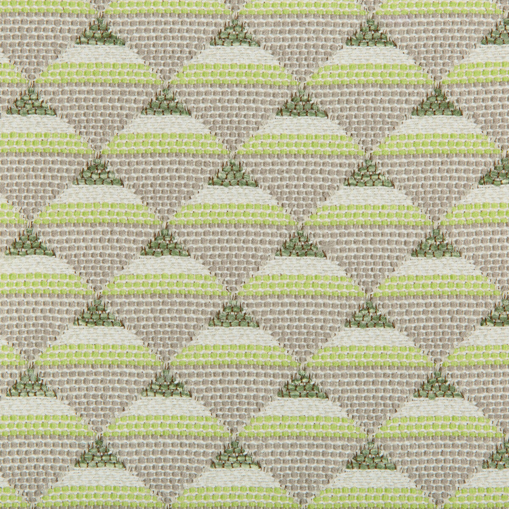Piramides Verde by Gaston Y Daniela Fabric GASTON LIBRERIA POLYOLEFIN FR - 67%;POLYESTER FR - 33% Italy HEAVY Horizontal: 1.38 and Vertical: 1.38 55 - Fabric Carolina -