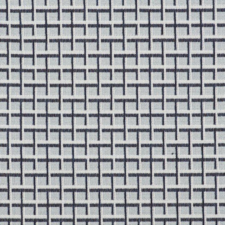 Rejas Azul by Gaston Y Daniela Designer Fabric GASTON LIBRERIA POLYOLEFIN FR - 69%;POLYESTER FR - 31% Italy HEAVY Horizontal: 2.44 and Vertical: 1.42 55 - Swanky Fabrics -