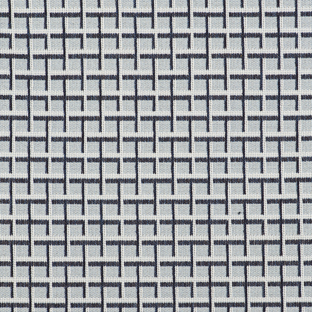 Rejas Azul by Gaston Y Daniela Fabric GASTON LIBRERIA POLYOLEFIN FR - 69%;POLYESTER FR - 31% Italy HEAVY Horizontal: 2.44 and Vertical: 1.42 55 - Fabric Carolina -