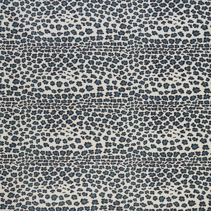 Leopardo Azul by Gaston Y Daniela Designer Fabric GASTON LIBRERIA POLYOLEFIN FR - 72%;POLYESTER FR - 28% Spain HEAVY Horizontal: 27.58 and Vertical: 27.58 55 - Swanky Fabrics -