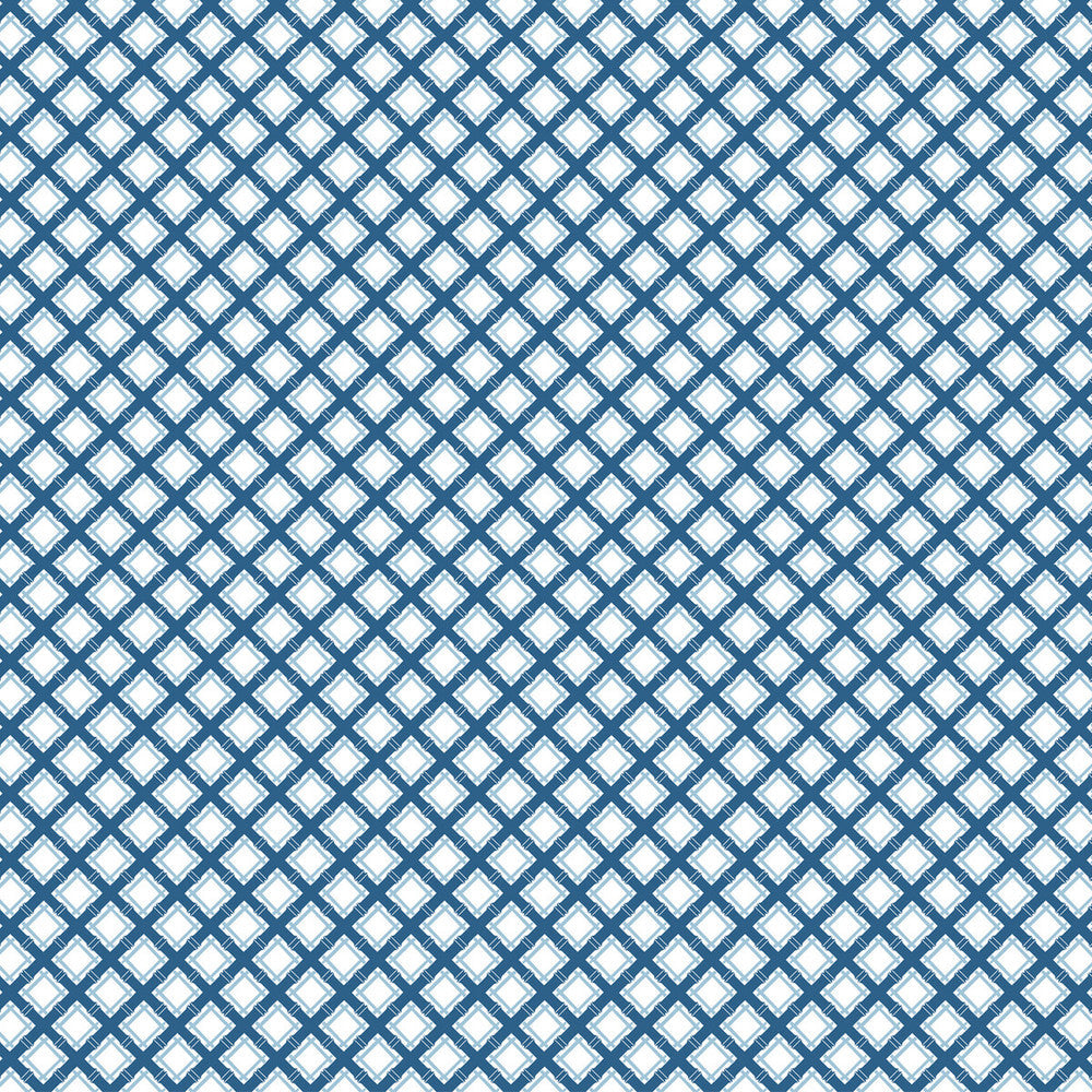 Trellis Azul by Gaston Y Daniela Fabric Gaston Y Daniela Fabric Trellis AzulFabric GASTON LIBRERIA COTTON - 100% Spain </p><p>Repeat: H: 3.84, V: 3.81 57.5 - Fabric Carolina -
