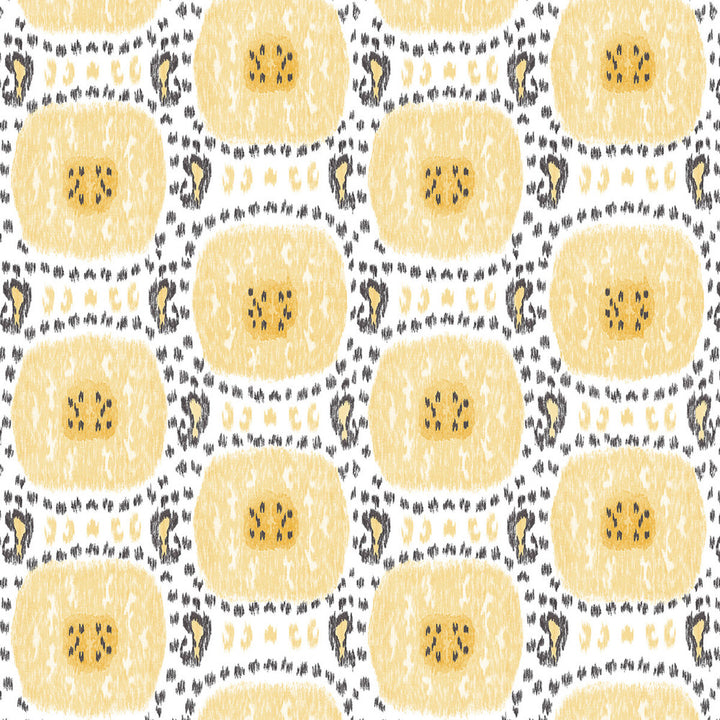 Gran Sol Amarillo by Gaston Y Daniela Fabric GASTON LIBRERIA VISCOSE - 80%;LINEN - 20% Italy HEAVY Horizontal: 26 and Vertical: 35.46 52.4 - Fabric Carolina -