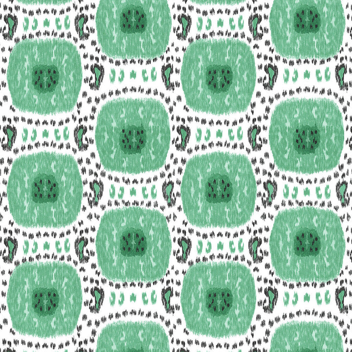 Gran Sol Verde by Gaston Y Daniela Designer Fabric GASTON LIBRERIA VISCOSE - 80%;LINEN - 20% Italy HEAVY Horizontal: 26 and Vertical: 35.46 52.4 - Swanky Fabrics -