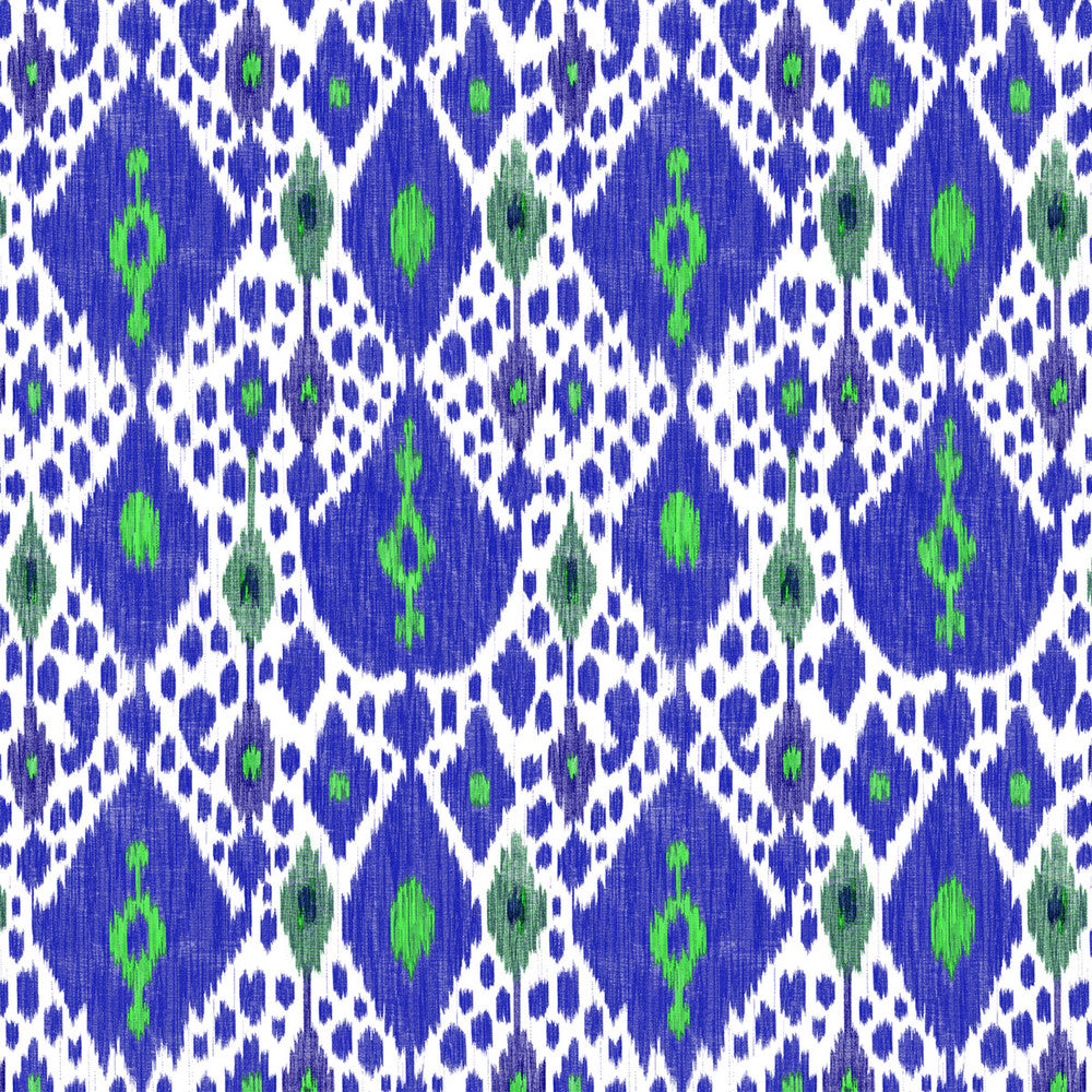 Ikat Azul by Gaston Y Daniela Fabric Gaston Y Daniela Fabric Ikat AzulFabric GASTON LIBRERIA VISCOSE - 80%;LINEN - 20% Italy </p><p>Repeat: H: 25.8, V: 35.26 52 - Fabric Carolina -