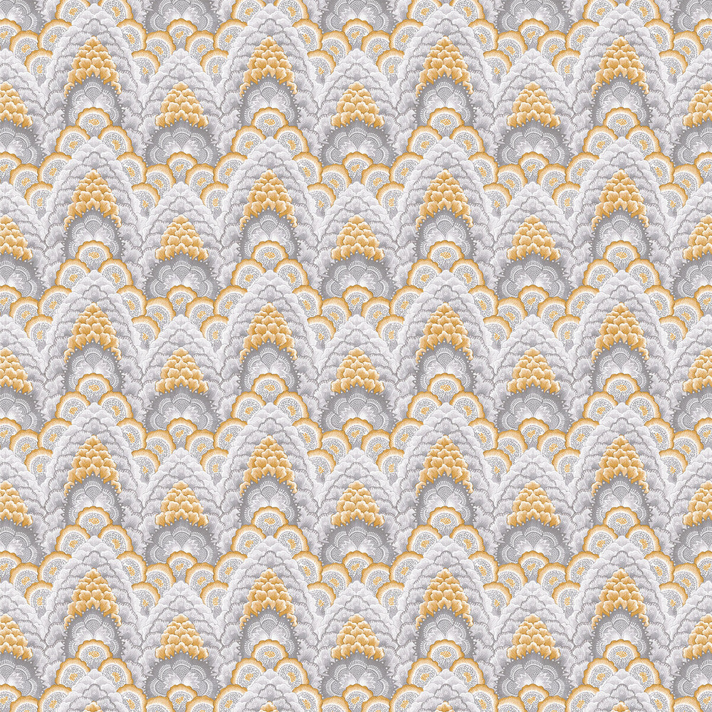 Ganges Ocre by Gaston Y Daniela Fabric GASTON LIBRERIA LINEN - 91%;POLYAMIDE - 9% Italy HEAVY Horizontal: 12.8 and Vertical: 9.45 52 - Fabric Carolina -
