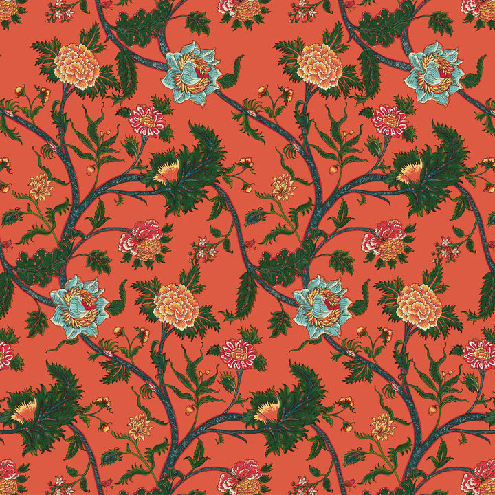 Palampore Coral by Gaston Y Daniela Fabric Gaston Y Daniela Fabric Palampore CoralFabric GASTON LIBRERIA LINEN - 91%;POLYAMIDE - 9% Italy </p><p>Repeat: H: 26.52, V: 50 52.8 - Fabric Carolina -