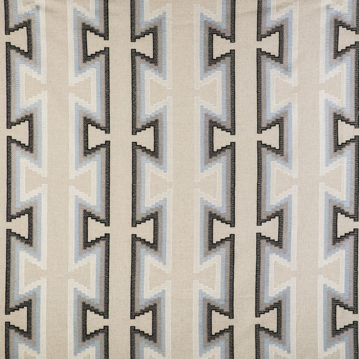 Trazo Gris/Negro by Gaston Y Daniela Fabric GASTON LIBRERIA COTTON - 25%;LINEN - 25%;POLYESTER - 25%;VISCOSE - 25% India Horizontal: 13.19 and Vertical: 18.39 53.15 - Fabric Carolina -