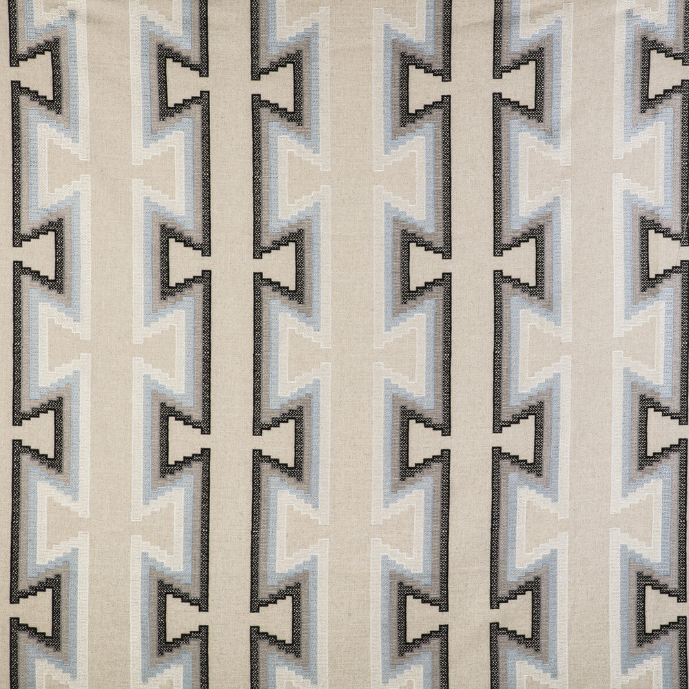 Trazo Gris/Negro by Gaston Y Daniela Fabric GASTON LIBRERIA COTTON - 25%;LINEN - 25%;POLYESTER - 25%;VISCOSE - 25% India Horizontal: 13.19 and Vertical: 18.39 53.15 - Fabric Carolina -