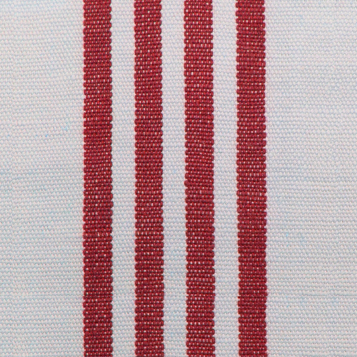 Miami Rojo by Gaston Y Daniela Designer Fabric GASTON LUIS BUSTAMANTE LINEN - 100% Italy MEDIUM Horizontal: 5 and Vertical: 55 - Swanky Fabrics -