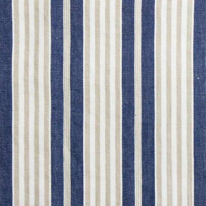 Hamptons Azul/Gris by Gaston Y Daniela Fabric GASTON LUIS BUSTAMANTE LINEN - 100% Italy MEDIUM Horizontal: 4.5 and Vertical: 55 - Fabric Carolina -