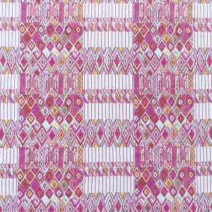 Huipil Rosa/Verde by Gaston Y Daniela Fabric