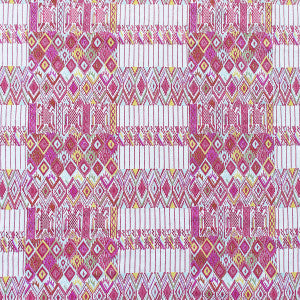 Huipil Rosa/Verde by Gaston Y Daniela Fabric