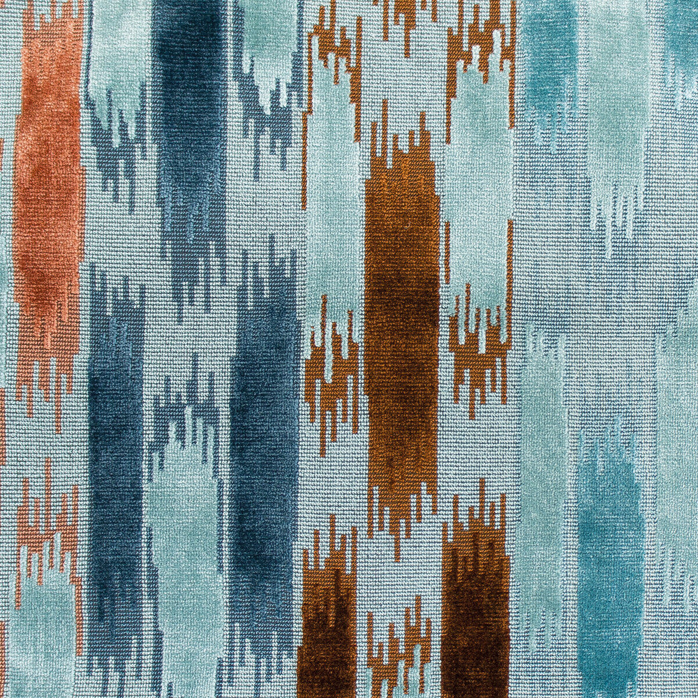 Aragon Azul/Teja by Gaston Y Daniela Fabric Gaston Y Daniela Fabric Aragon Azul/TejaFabric GASTON NUEVO MUNDO VISCOSE - 53%;COTTON - 31%;POLYESTER - 16% Georgia </p><p>Repeat: H: 13.75, V: 16.75 55 - Fabric Carolina -