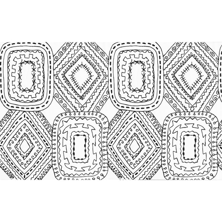 Santo Domingo Black by Gaston Y Daniela Fabric GASTON LUIS BUSTAMANTE LINEN - 76%;POLYESTER - 14%;ACRYLIC - 10% India Horizontal: 25.25 and Vertical: 31.25 51 - Fabric Carolina -