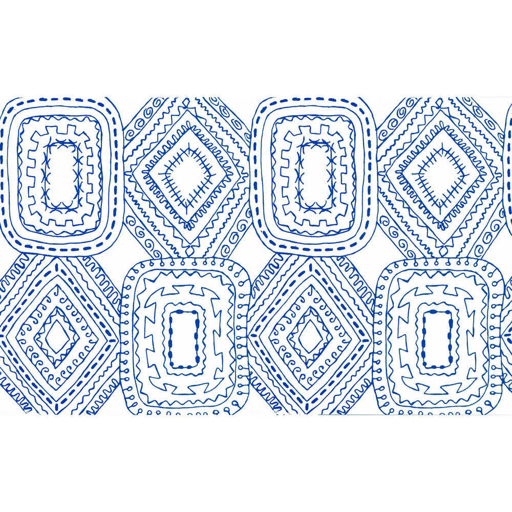 Santo Domingo Azul by Gaston Y Daniela Fabric GASTON LUIS BUSTAMANTE LINEN - 76%;POLYESTER - 14%;ACRYLIC - 10% India Horizontal: 25.25 and Vertical: 31.25 51 - Fabric Carolina -