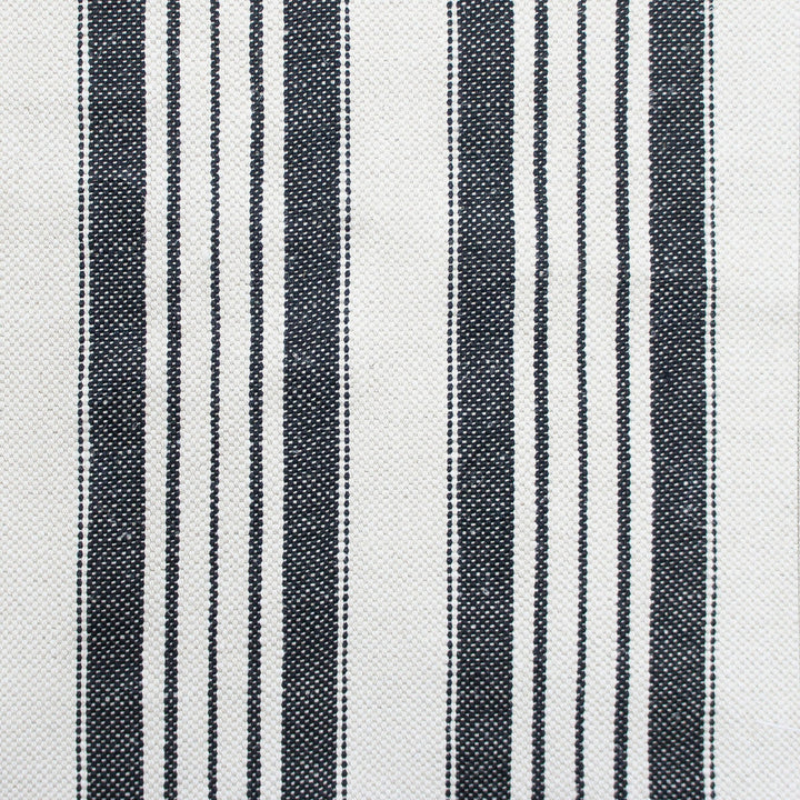 Barcelona Black by Gaston Y Daniela Designer Fabric GASTON LUIS BUSTAMANTE LINEN - 66%;COTTON - 34% Italy HEAVY Horizontal: 9 and Vertical: 57 - Swanky Fabrics -