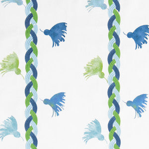 Reina Roja Verde/Azul by Gaston Y Daniela Fabric