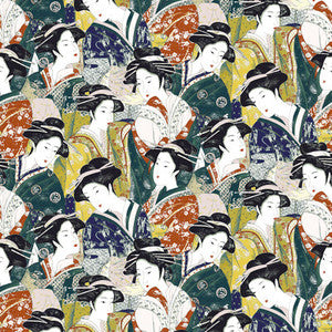 Matsuyama Velvet Multi by Gaston Y Daniela Fabric