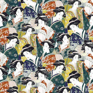 Matsuyama Velvet Multi by Gaston Y Daniela Fabric