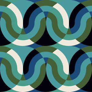 Kimi Azul/Verde by Gaston Y Daniela Fabric