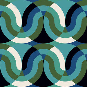 Kimi Azul/Verde by Gaston Y Daniela Fabric
