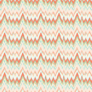 Cala Figuera Coral/Verde GDT5677.005.0 by Gaston Y Daniela Fabric