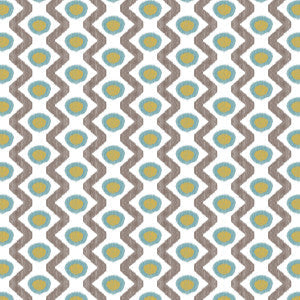Cala Marsal Azul Marron GDT5681.002.0 by Gaston Y Daniela Fabric